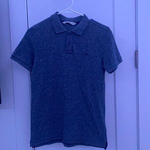 Youth H&M polo style shirt, blue, youth L(10-12)